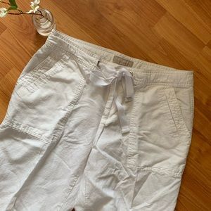 Banana Republic Ryan Wide Leg Linen Pants